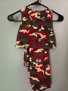 Celestial Bodiez Camo Sports Bra and Leggings Set
